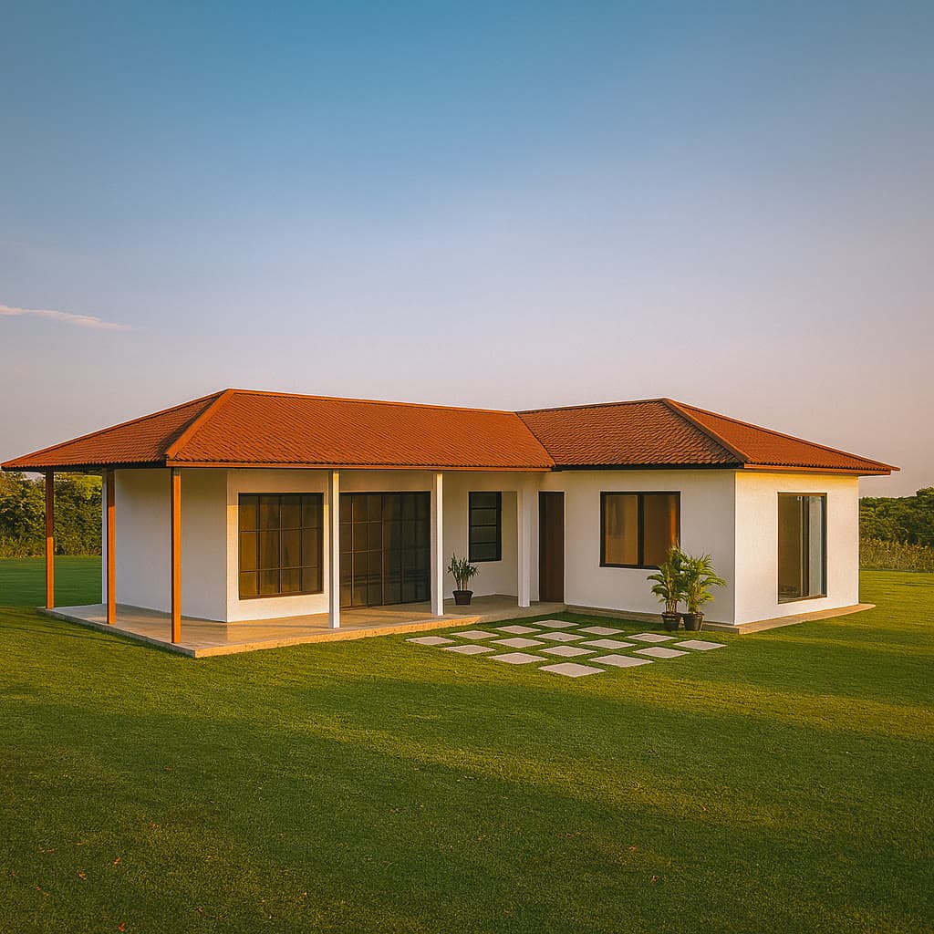 Diseño residencial con fachada protagonista creado por Fabrique